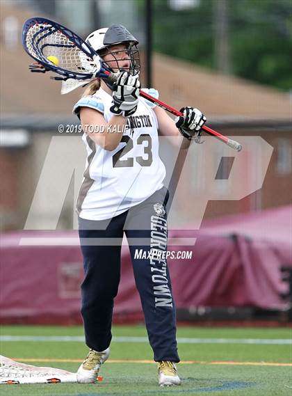 Thumbnail 1 in Woodstock Academy vs Stonington (ECC Final) photogallery.