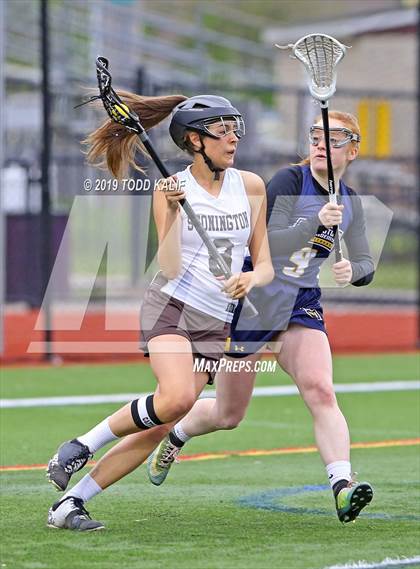 Thumbnail 1 in Woodstock Academy vs Stonington (ECC Final) photogallery.