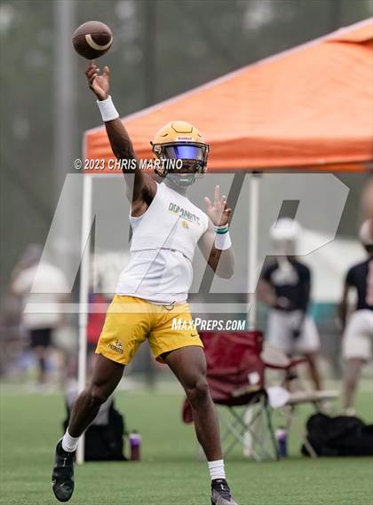 Thumbnail 1 in South Mecklenburg vs Independence (Powerade 7 on 7) photogallery.