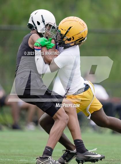 Thumbnail 1 in South Mecklenburg vs Independence (Powerade 7 on 7) photogallery.