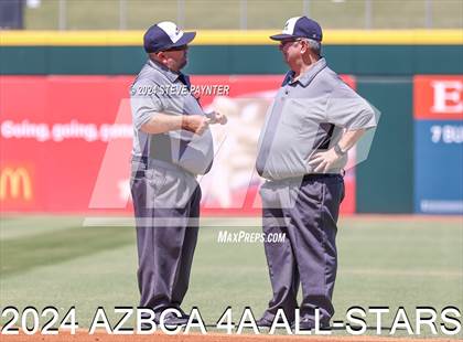 Thumbnail 3 in AZBCA 4A North vs South All Stars photogallery.