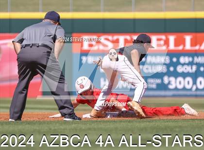 Thumbnail 2 in AZBCA 4A North vs South All Stars photogallery.