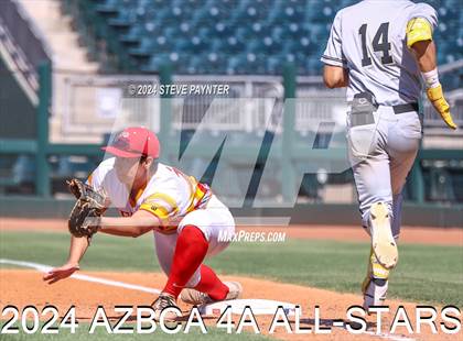 Thumbnail 3 in AZBCA 4A North vs South All Stars photogallery.