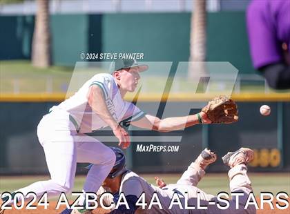Thumbnail 2 in AZBCA 4A North vs South All Stars photogallery.