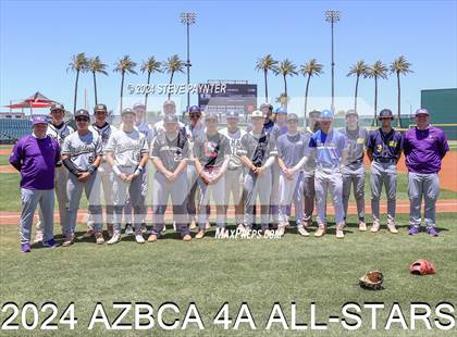 Thumbnail 1 in AZBCA 4A North vs South All Stars photogallery.