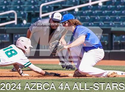 Thumbnail 2 in AZBCA 4A North vs South All Stars photogallery.