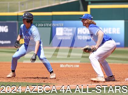 Thumbnail 3 in AZBCA 4A North vs South All Stars photogallery.
