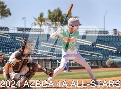 Thumbnail 2 in AZBCA 4A North vs South All Stars photogallery.