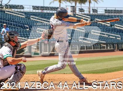 Thumbnail 2 in AZBCA 4A North vs South All Stars photogallery.