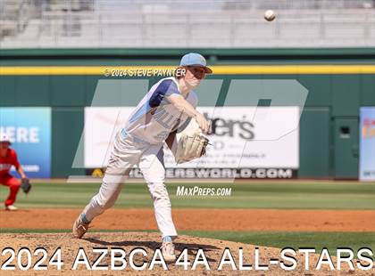 Thumbnail 2 in AZBCA 4A North vs South All Stars photogallery.