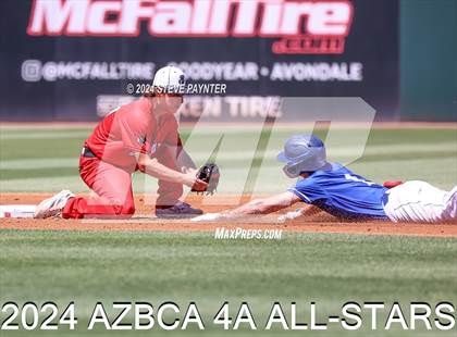 Thumbnail 3 in AZBCA 4A North vs South All Stars photogallery.