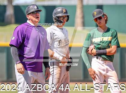 Thumbnail 3 in AZBCA 4A North vs South All Stars photogallery.