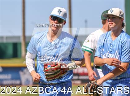 Thumbnail 2 in AZBCA 4A North vs South All Stars photogallery.