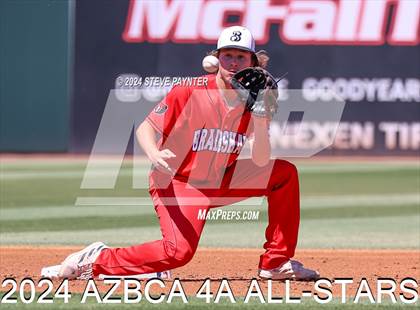 Thumbnail 2 in AZBCA 4A North vs South All Stars photogallery.
