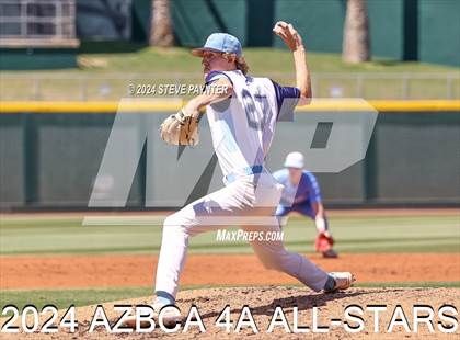 Thumbnail 2 in AZBCA 4A North vs South All Stars photogallery.