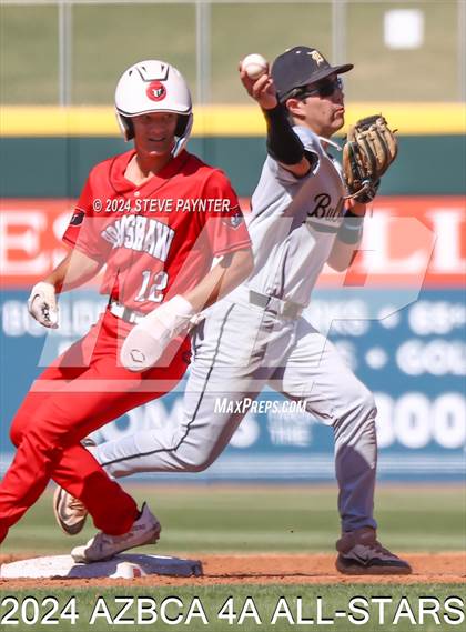 Thumbnail 2 in AZBCA 4A North vs South All Stars photogallery.
