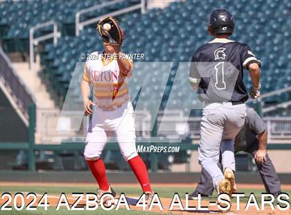 Thumbnail 2 in AZBCA 4A North vs South All Stars photogallery.