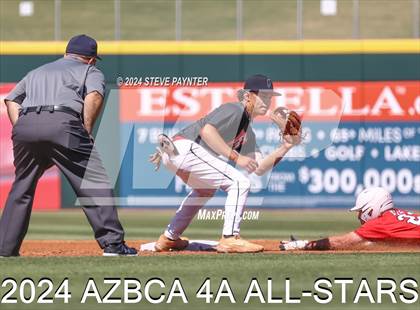 Thumbnail 2 in AZBCA 4A North vs South All Stars photogallery.