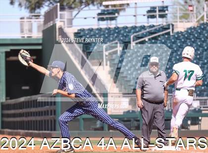 Thumbnail 3 in AZBCA 4A North vs South All Stars photogallery.