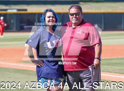 Thumbnail 1 in AZBCA 4A North vs South All Stars photogallery.