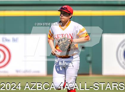 Thumbnail 2 in AZBCA 4A North vs South All Stars photogallery.