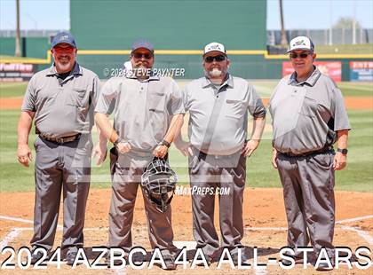 Thumbnail 1 in AZBCA 4A North vs South All Stars photogallery.