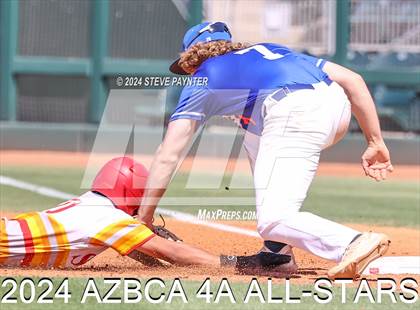 Thumbnail 2 in AZBCA 4A North vs South All Stars photogallery.