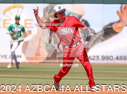 Thumbnail 2 in AZBCA 4A North vs South All Stars photogallery.