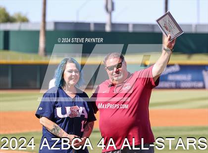 Thumbnail 2 in AZBCA 4A North vs South All Stars photogallery.