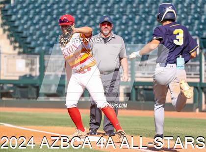 Thumbnail 1 in AZBCA 4A North vs South All Stars photogallery.