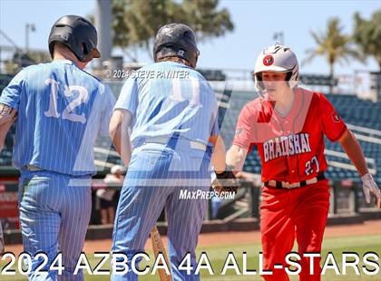 Thumbnail 2 in AZBCA 4A North vs South All Stars photogallery.