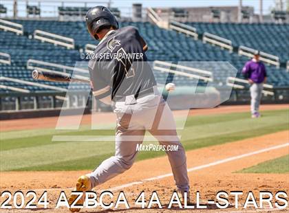 Thumbnail 2 in AZBCA 4A North vs South All Stars photogallery.