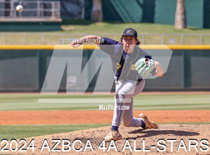 Thumbnail 2 in AZBCA 4A North vs South All Stars photogallery.