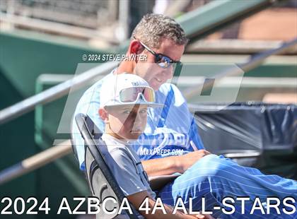 Thumbnail 2 in AZBCA 4A North vs South All Stars photogallery.