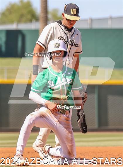 Thumbnail 3 in AZBCA 4A North vs South All Stars photogallery.
