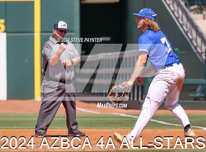 Thumbnail 3 in AZBCA 4A North vs South All Stars photogallery.