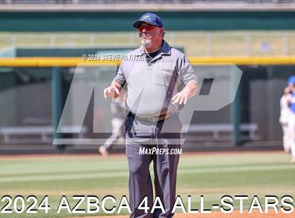 Thumbnail 2 in AZBCA 4A North vs South All Stars photogallery.