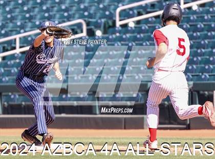 Thumbnail 2 in AZBCA 4A North vs South All Stars photogallery.