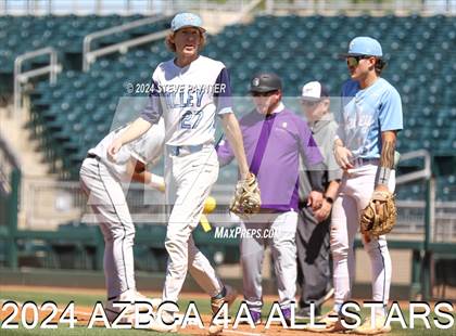 Thumbnail 2 in AZBCA 4A North vs South All Stars photogallery.