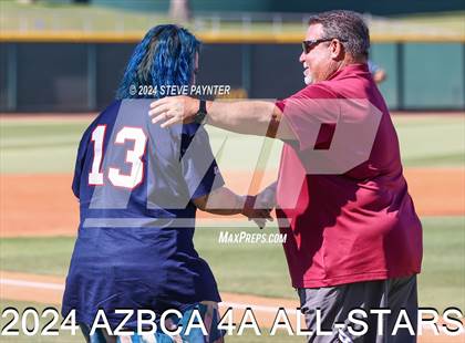 Thumbnail 2 in AZBCA 4A North vs South All Stars photogallery.