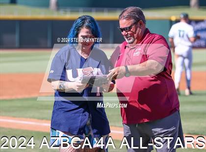 Thumbnail 3 in AZBCA 4A North vs South All Stars photogallery.