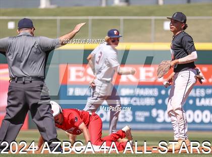 Thumbnail 3 in AZBCA 4A North vs South All Stars photogallery.