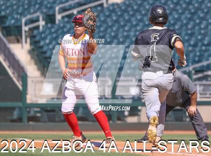Thumbnail 3 in AZBCA 4A North vs South All Stars photogallery.