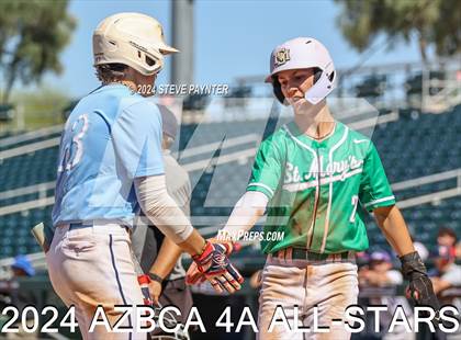 Thumbnail 2 in AZBCA 4A North vs South All Stars photogallery.