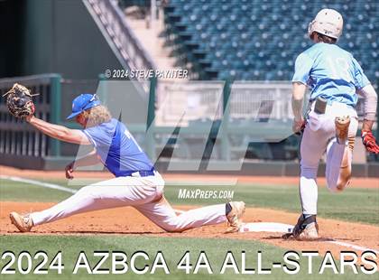 Thumbnail 1 in AZBCA 4A North vs South All Stars photogallery.