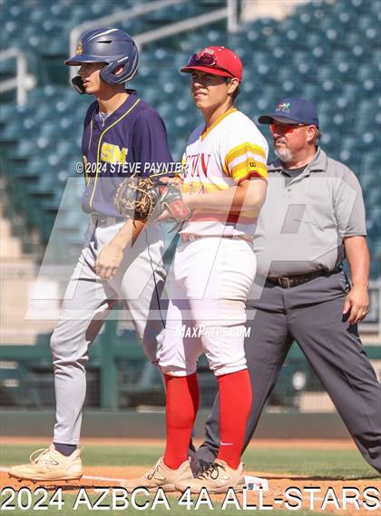 Thumbnail 1 in AZBCA 4A North vs South All Stars photogallery.