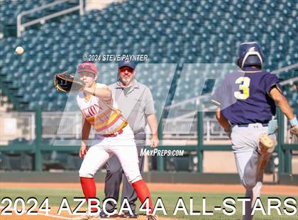 Thumbnail 3 in AZBCA 4A North vs South All Stars photogallery.