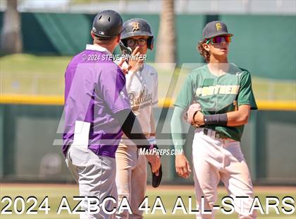 Thumbnail 2 in AZBCA 4A North vs South All Stars photogallery.