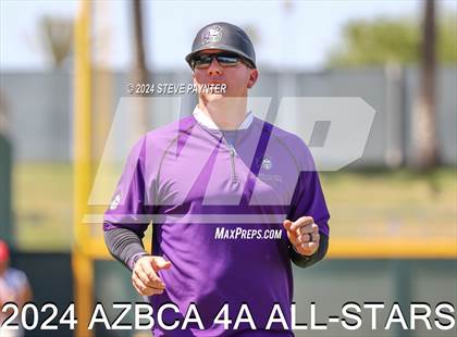 Thumbnail 2 in AZBCA 4A North vs South All Stars photogallery.