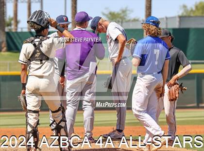 Thumbnail 1 in AZBCA 4A North vs South All Stars photogallery.